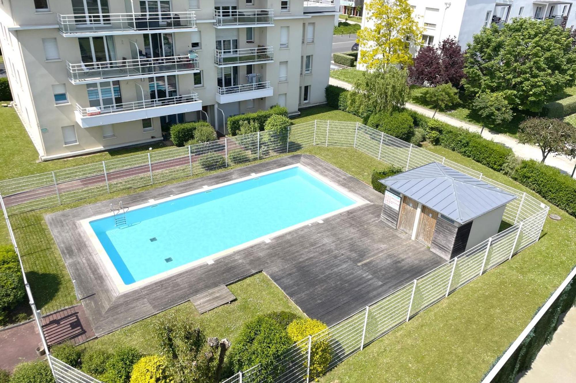 Le Rooftop - Terrasse - Parking - Piscine Caen Exterior photo